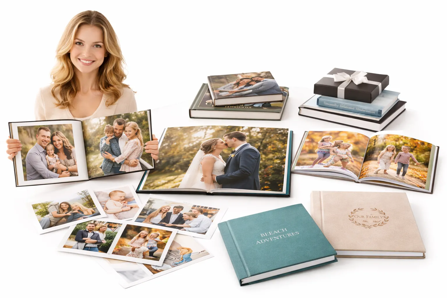 custom photo album photography