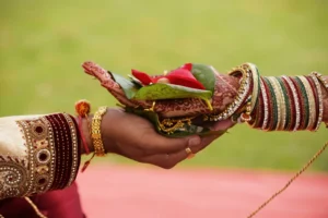 Couple promising photo