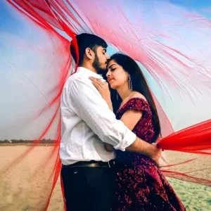 prewedding pose